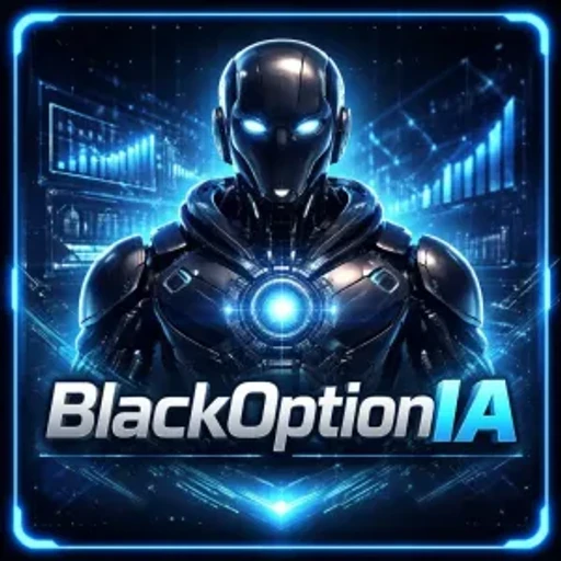 PocketOptionBlackBot bot logo